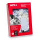 Apli hangetiket met koord 22x35mm 500st 